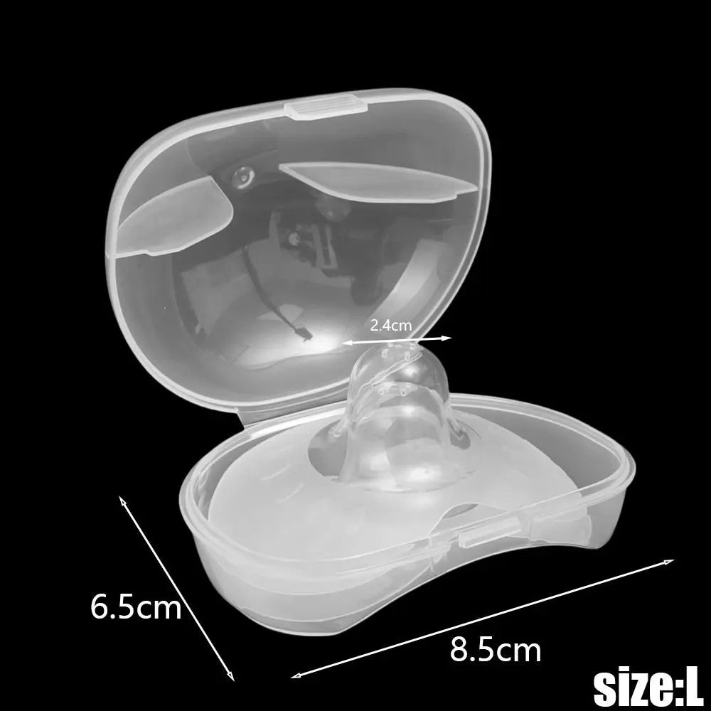 2Pcs/Box Silicone Nipple Protector Ultra-thin Butterfly Shape Anti-bite Teat Protection Shields Nursing Supplies