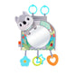 Baby Car Mirror Back Seat Rear View Mirror Cartoon Animal Plush Toys For Baby Rear Facing 6 12 Months Infant Travel Sensory Toys
