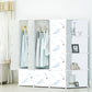 Minimalist Modern Closet Plastic Cube Fabric Storage Baby Open Clothes Wardrobe Nordic Bedroom Guarda Roupa Furniture For Room