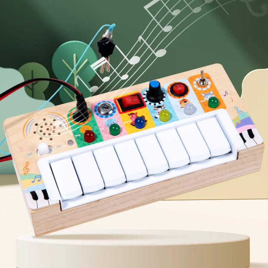 Montessori LED Music Toy – Learn Through Play!