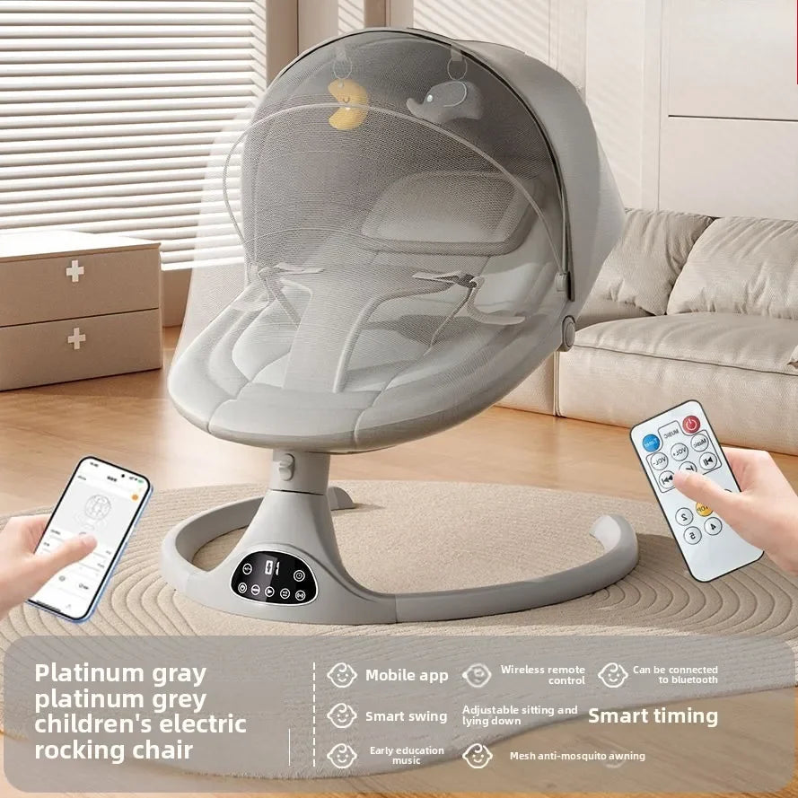Electric Baby Rocker Soothing Swing Chair Newborns Cradle Seat Music Motion Infant Sleep Baby rocker Bassinet Baby Sleep Basket
