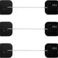 Refrigerator Lock,Combination Lock for Refrigerator Cabinets,Heavy Duty Fridge Lock,Child Safety Cabinet Locks,Easy Install