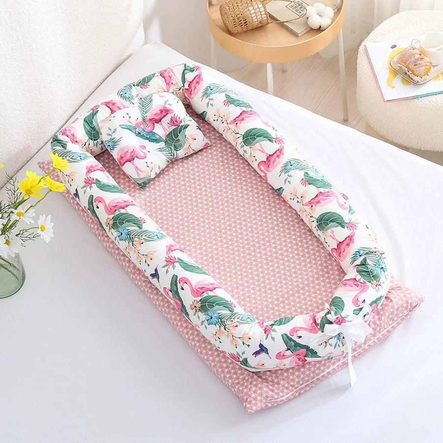 Portable Folding Baby Nest Travel Bed Crib Newborns Cots Sleep Nest Infant Cradle Bed Cuna Baby Nest Baby Dropshipping 90*50cm