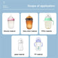 USB Milk Water Warmer Travel Stroller Insulated Bag Baby Nursing Bottle Heater Safe Kids Supplies for Outdoor Winter