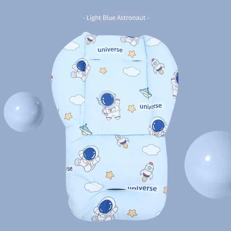 Baby Stroller Seat Liner Soft Thick Padded Cushion for Highchair Car Seat Infant Toddler 0-3 Years Washable Adjustable Safe