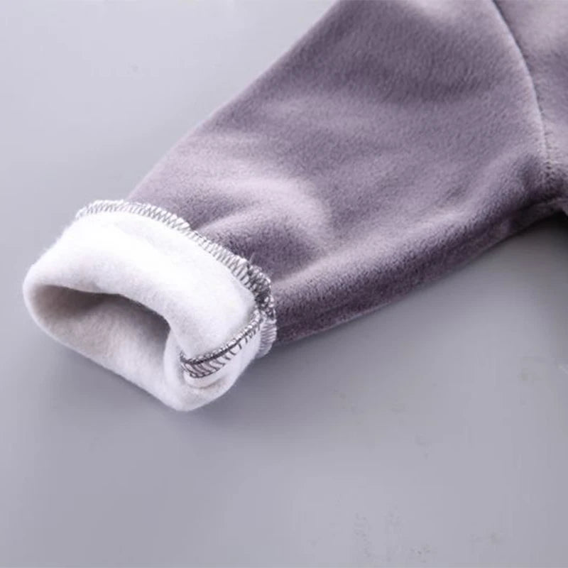 Baby Boys 3PCS Autumn/Winter Set – Fleece Astronaut Vest, Coat & Pants
