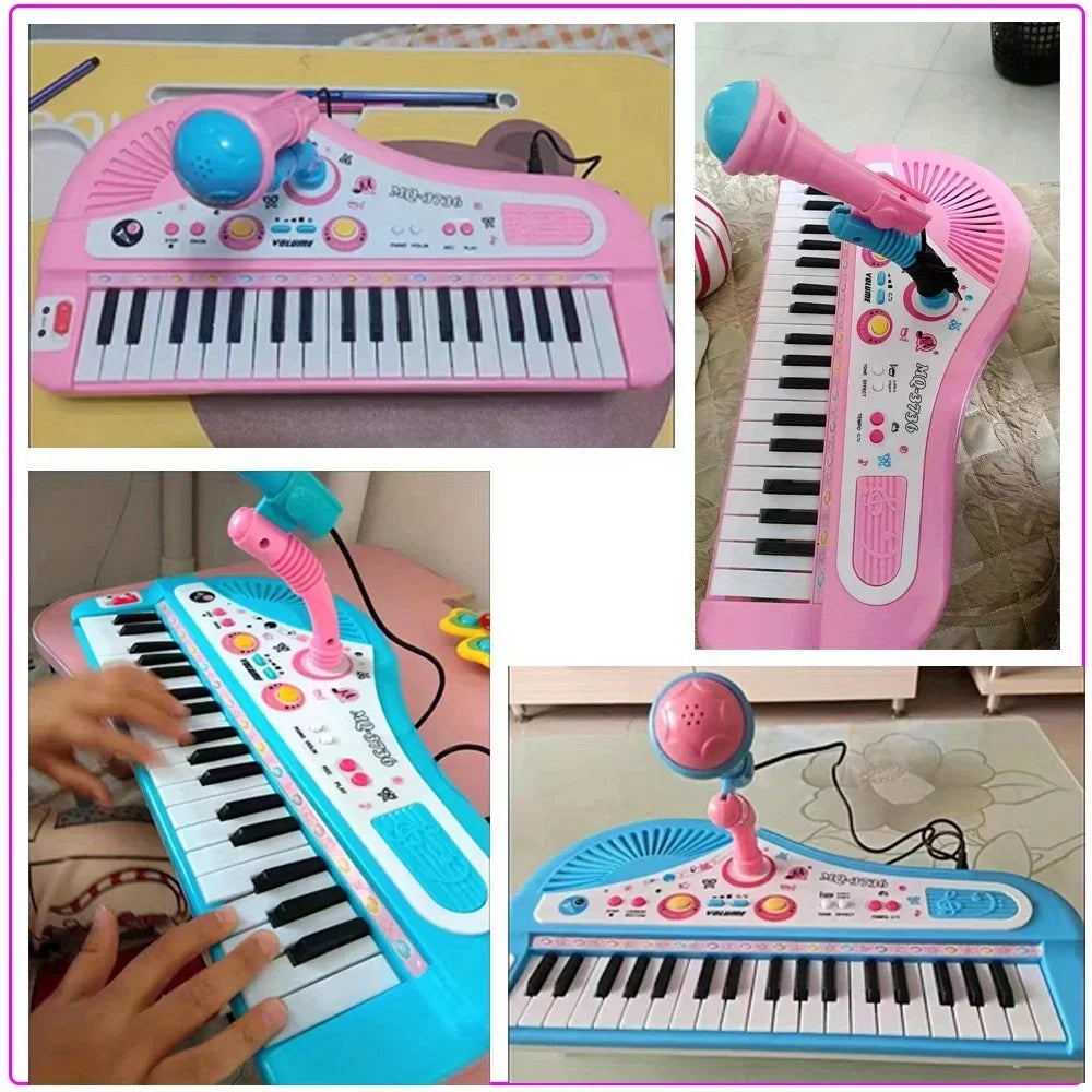Kids’ 37-Key Piano – Sing & Play Together!