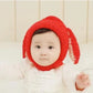 New Year Baby Hat Red Knitted Winter Infant Cap