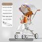 NEW Baby stroller four wheels Shock absorption Portable foldable Stroller Lightweight travel children's Trolley cart