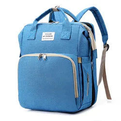 Fashion Mommy Bag with Foldable Baby Bed