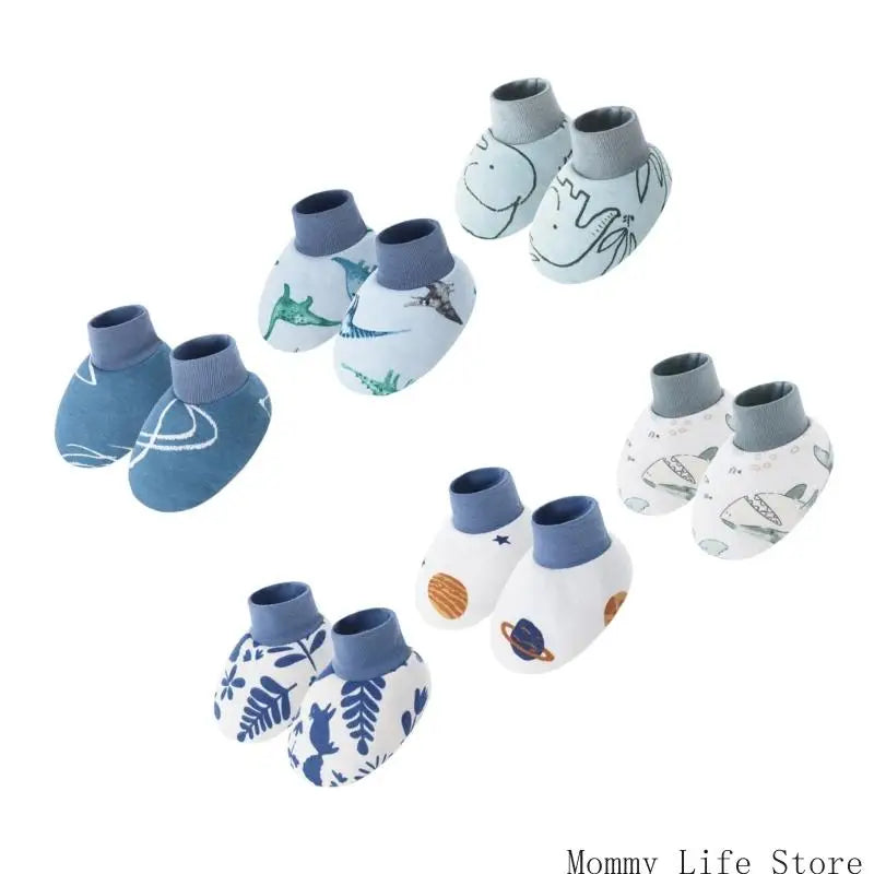 Newborns Cartoon Print Socks