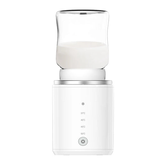 N1 Baby Bottle Warmer All-In-One USB Rechargeable Heater Portable Wireless Milk Heater with Sterilizer with 2 Adapters