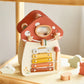 Baby Montessori Toy Wooden Five-in-one Mushroom Castle Stacking Puzzle Toy Kid Houses Blocks Early Childhood Education Game Gift