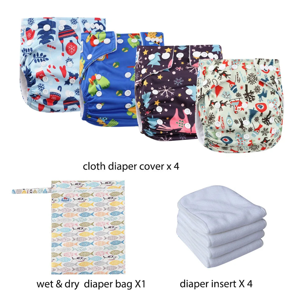 Babyland Waterproof Cloth Diaper Kit