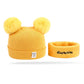 Cute Bear Ear Wool Baby Hat and Scarf Winter Set