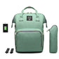 Mummy Diaper Backpack – Large Capacity, USB, Waterproof