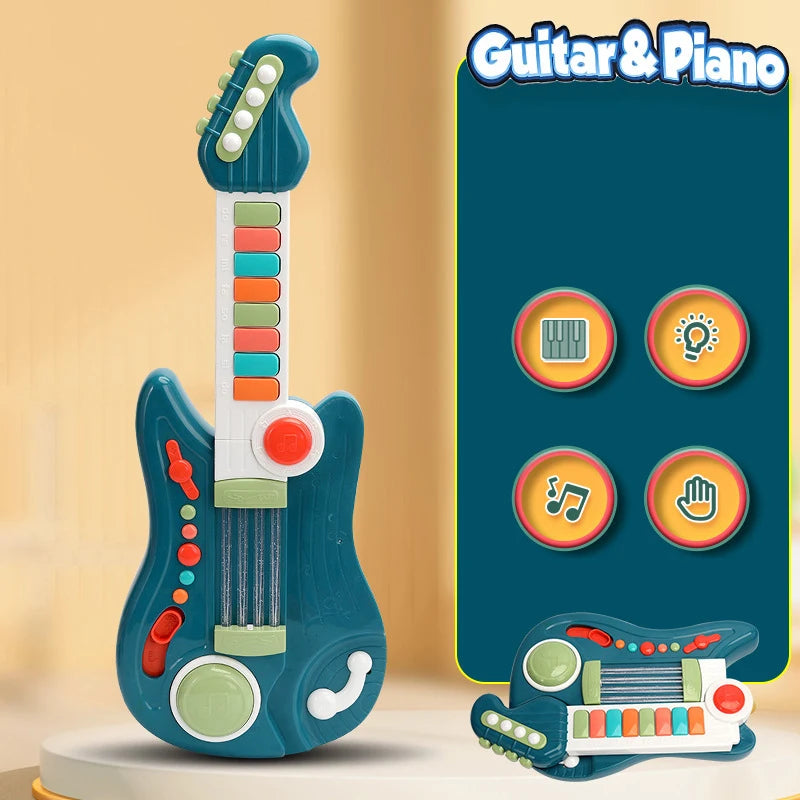 2-in-1 Guitar & Piano – Music Fun for Kids!