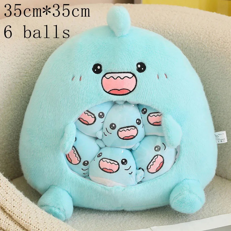 Cute Animal Plush Bag – Mini Stuffed Dolls