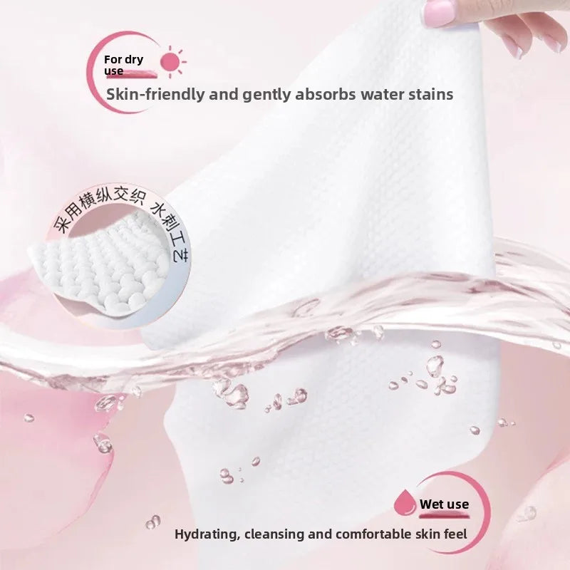 Tempo Ultra Soft Tissue One-time Use Hanging Ding Baby Available Face Towel Flora Skin Gentle on Skin Care Paper Products