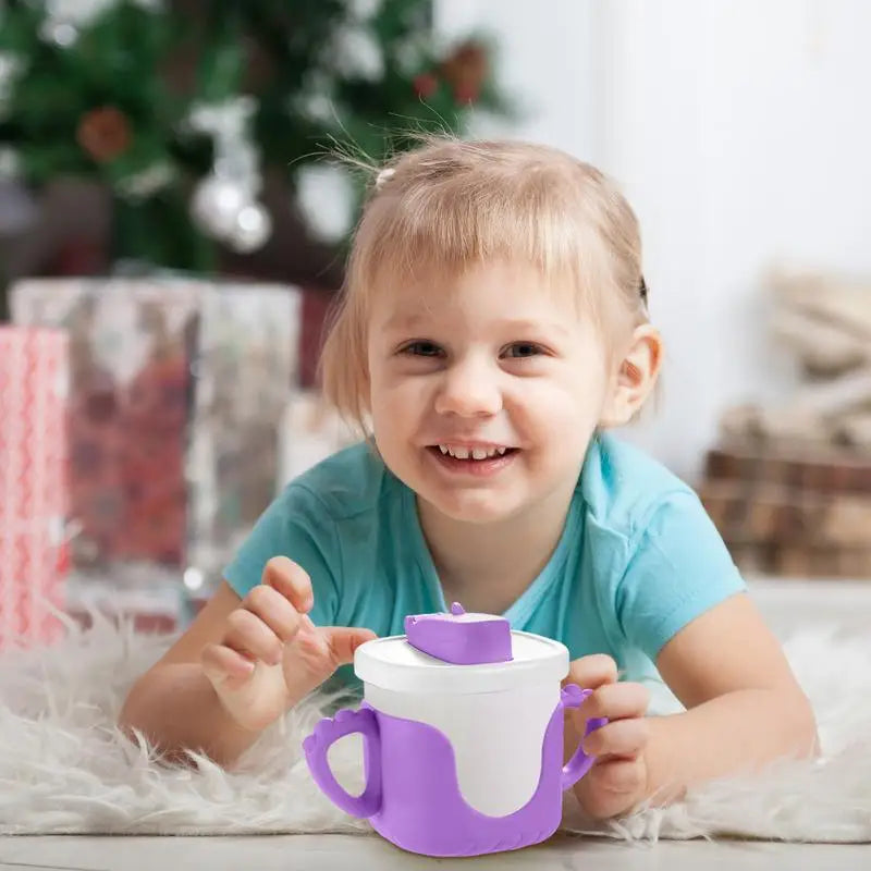 Baby Water Bottle | 1–3 Years Sippy Cup with Straw & Measurements