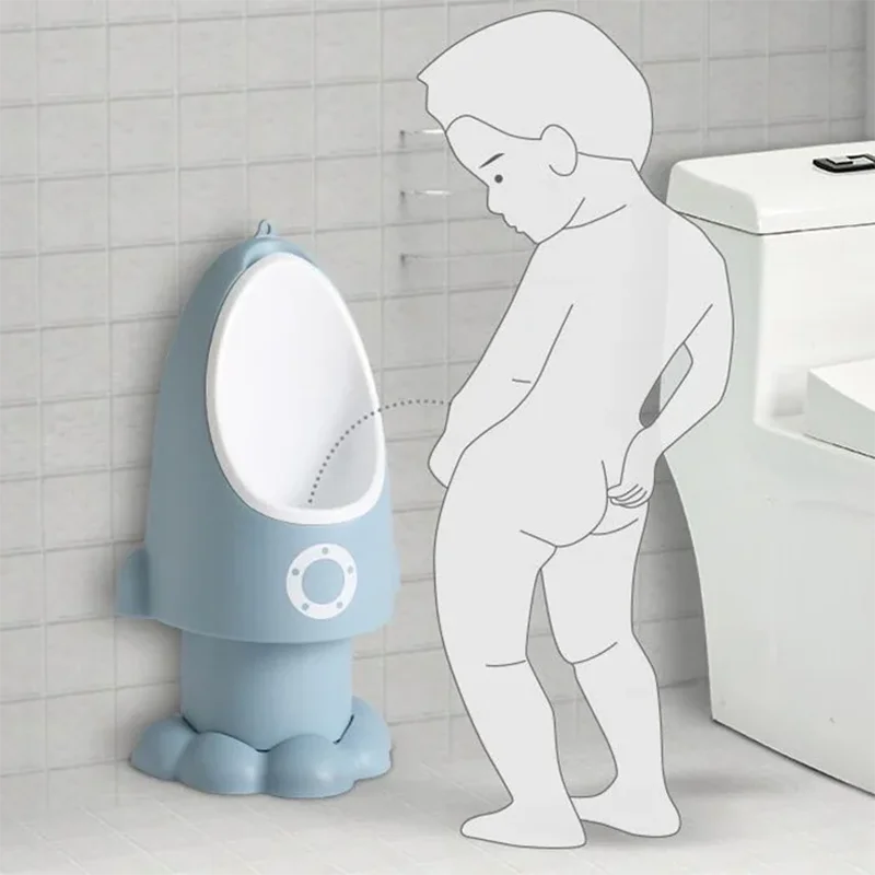 Cartoon Boy’s Training Urinal – Adjustable Standing Toilet for Toddlers