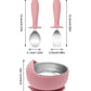 Toddler Feeding Set – 3PCS Bowl, Spoon & Fork for Weaning