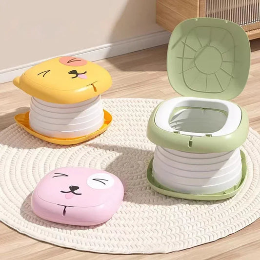 Portable Toddler Potty – Compact, Foldable, Anti-Odour Travel Toilet for Kids