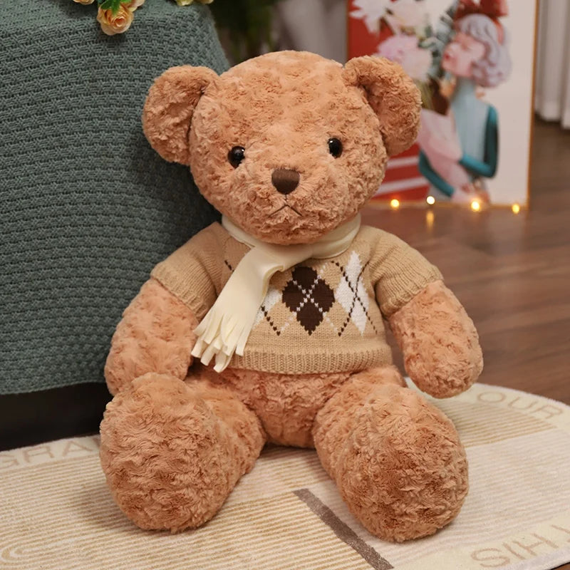 Cute Bear Plush Toy – 50/75cm Stuffed Doll