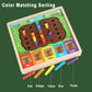 Worm Catch Game Toddler Montessori Colour Matching Sorting Sensory Education Toy Fine Motor Training Parish Novelty Toy for Baby