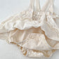 Autumn new baby clothing, 0-5 year old female baby, fashionable and versatile suspender lace skirt and pants three piece set