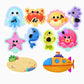 Children’s Bath Play – Foam EVA Floating Cars & Boat Toys