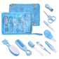 Baby Care Kit Kid Multi-functional nail clipper comb Hair Thermometer Grooming Brush Kit Scissors baby health care set  newborn