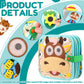 Farm Theme Busy Book for Toddlers 3D Felt Quiet Book for Preschool Learning Fine Motor Skills，Sensory  Activity Toy Kid Baby
