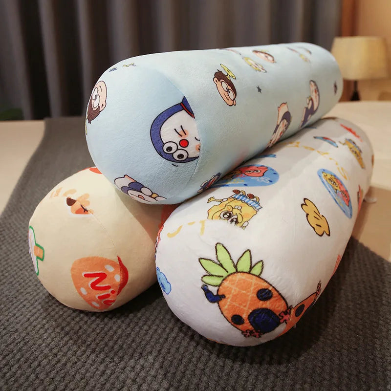 Cylindrical Throw Pillow Plush for Girls Multi-functional Sleep Support Cushion Long Bolster pregnancy Pillow Side Sleepers