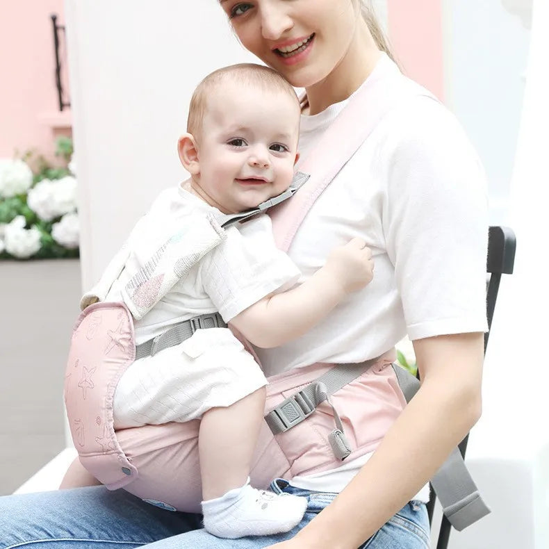 1PC Starfish Baby Carrier Waist Seat, Baby Wrap for All Seasons, Mom's Baby-Carrying Tool Kangaroo Backpack, Baby Accessories