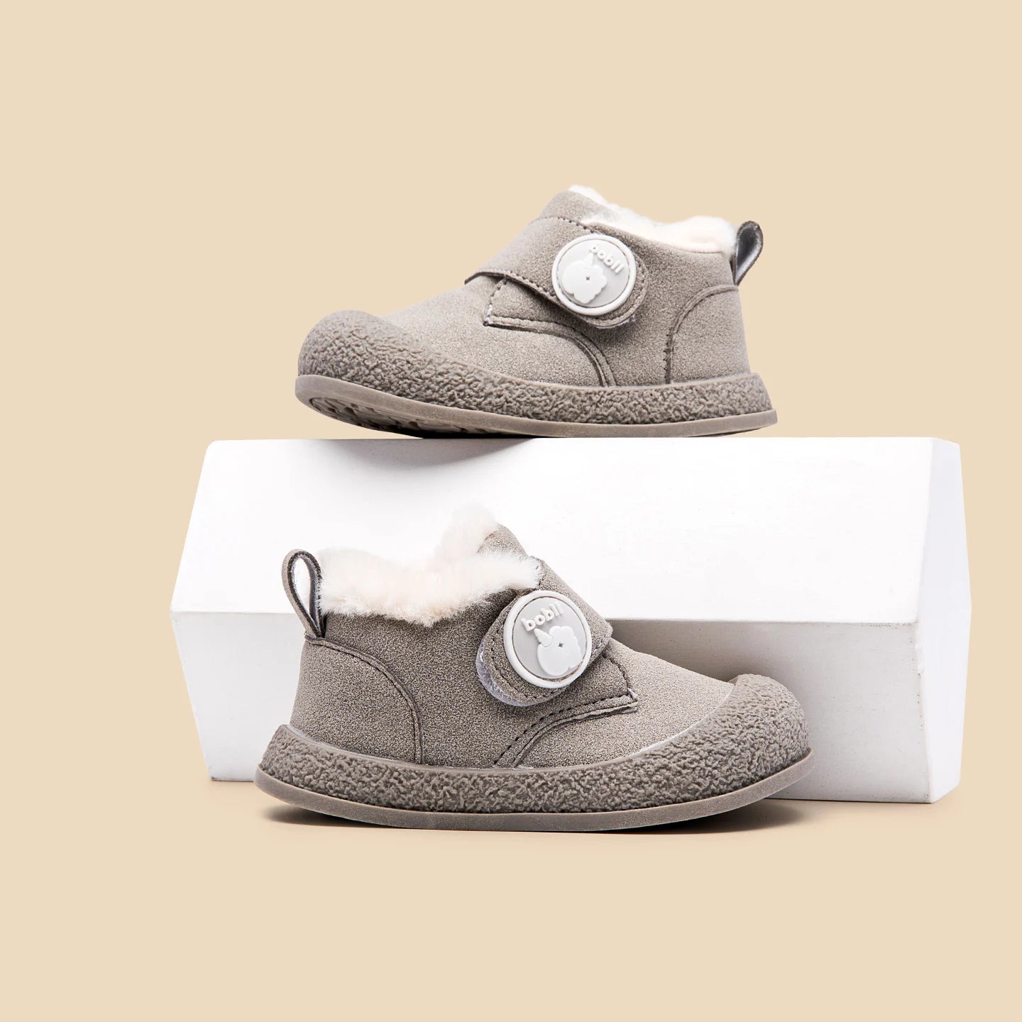 Hot Sale Winter Baby Boys And Girls First Walking Outdoor Toddler Cotton Shoes For 0-3Y High Quality Fleece-lined Design