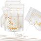 250ml  30/100pcs Breastmilk Storage Bag Self Standing Baby Food Storage Containers No Leak Milk Freezer Bags Safe Feed BPA Free