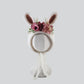 Cute Fox Flower Bonnet Newborn Wool Felt Photo Prop