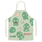 Cute little dinosaur bear rabbit pattern apron home linen children's cleaning apron kitchen cooking baking bib