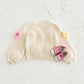 Baby Cardigan Sweater – Autumn/Winter Knit Coat, Long Sleeve Flower Design