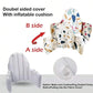 Baby Dining Chair Sofa Chair Double Sided Seat Cover Highchair Inflatable Back Cushion Built-in Inflatable Highchair BackCushion