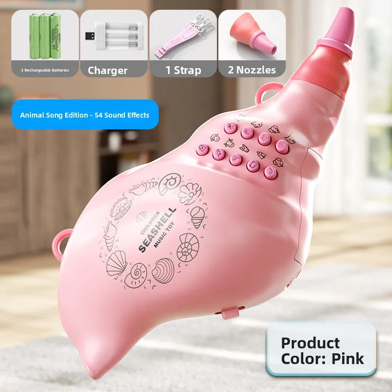 Children's Small Trumpet 54 Sound Effects Baby Bird Whistle Blow Instrument Toys Animal Gathering Horn Musical Plaything