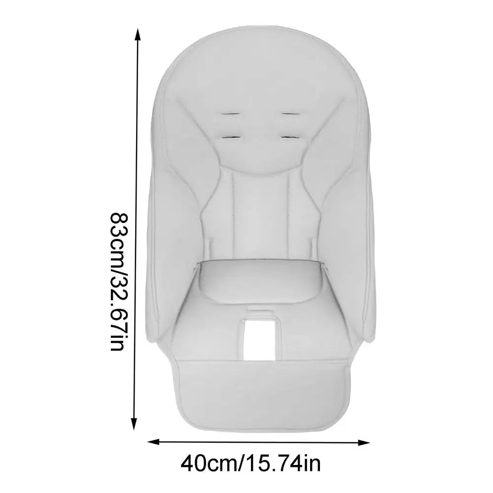 Baby Hight Chair Cushion For Peg Perego Siesta Zero3 Baoneo Kosmic Jane PU Leather Seat Cover With Padding Comfortable For Kids