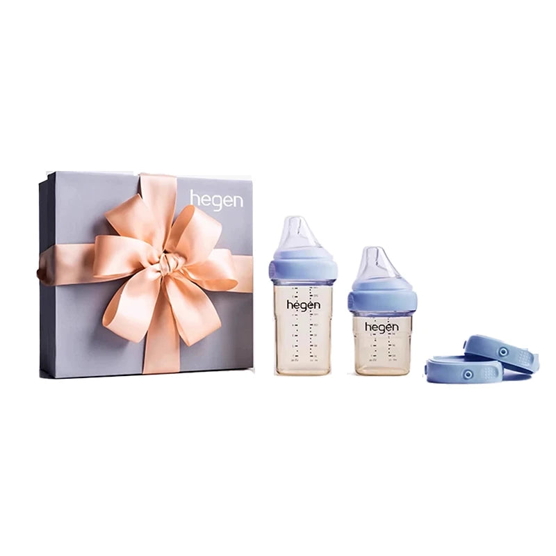 Hegen Baby Bottles Original Bottle PPSU Gift Box With Storage Lid Pacifier Water Bottle for Children Baby Items Free Shipping