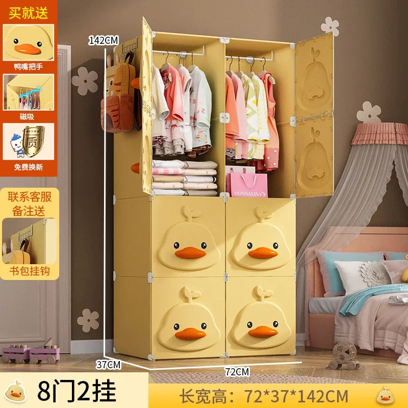 Kids Cube Closet Jewelry Fabric Placard Plastic Partitions Cupboard Walk In Wardrobe Cabinet Guarda Roupa Furniture For Room