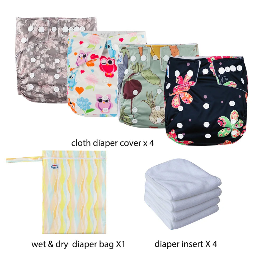 Babyland Waterproof Cloth Diaper Kit