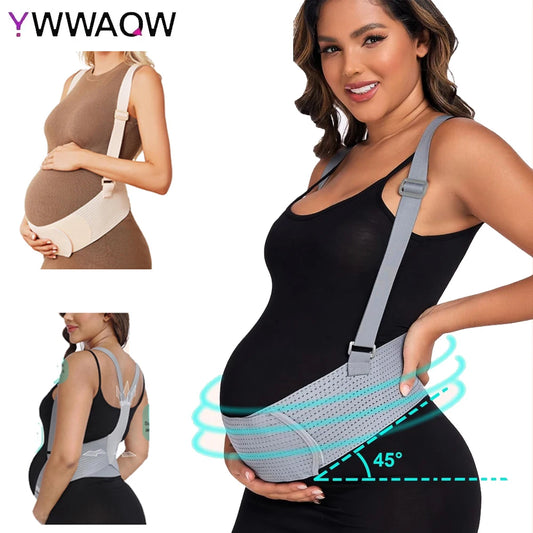 Belly Bands for Pregnant Women,Breathable Pregnancy Belly Support Belt with Adjustable Straps,Back Support,Pelvic Support Belt