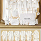 16/18/19/21/22pcs Newborn Clothes Set Angel Wing Baby Clothing Suit Pure Cotton 0-1Y Kids Unisex Infants Underwear Set No Box