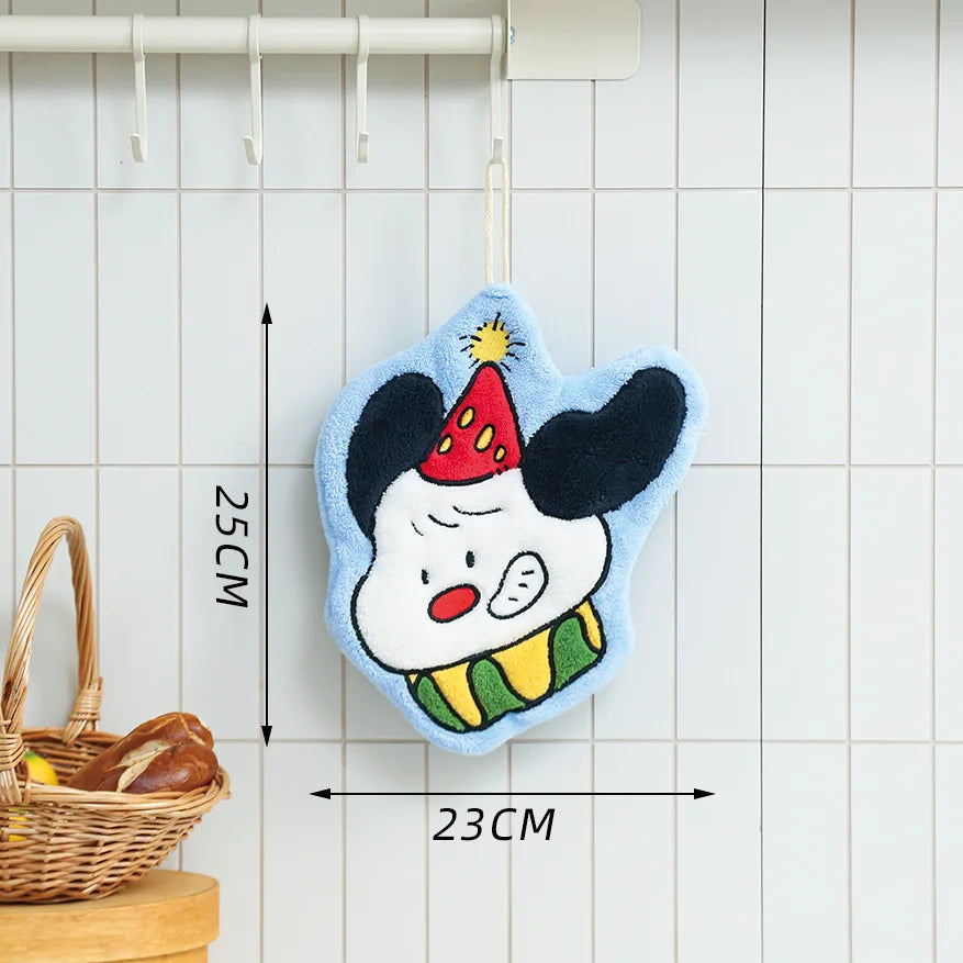 Hand Towels Wet Wipes Towel Bread Cheese Hanging Towel Bathing Towel Kitchen Handkerchief Absorbent Wipe Cloth toallas de mano