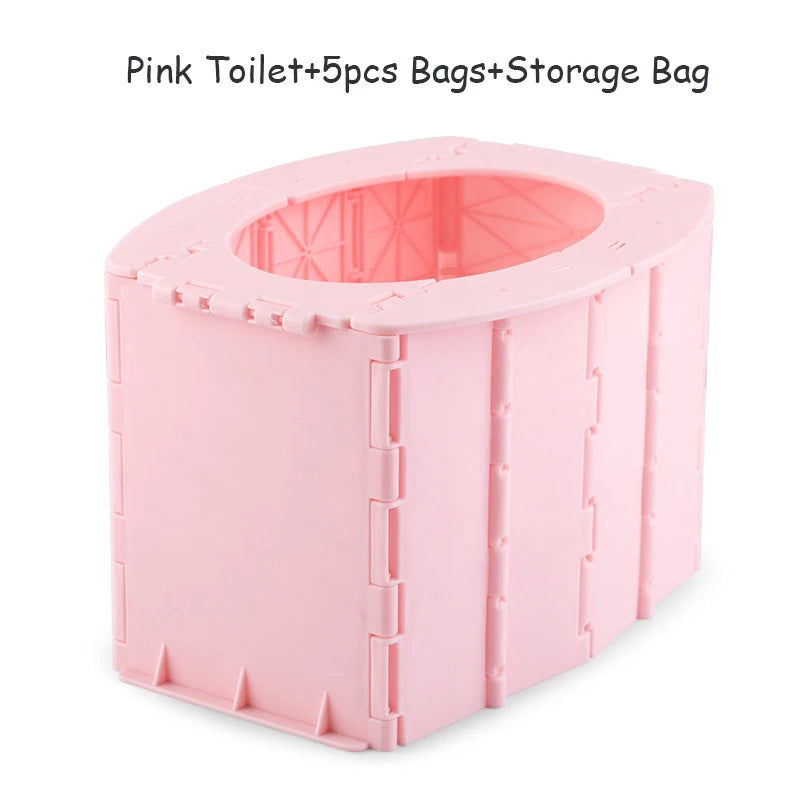 Portable Folding Baby Potty – Travel Toilet Seat for Kids & Toddlers